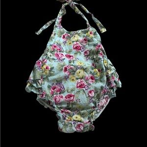 Prince Floral Bodysuit - Pink and Yellow